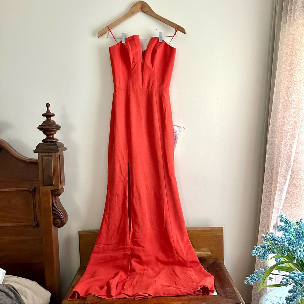 Dress the Population Strapless Gown